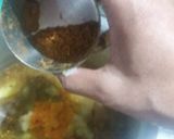A picture of step 4 of Ragda patties.