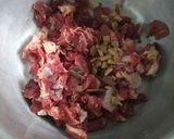 A picture of step 1 of Pilau.