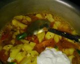A picture of step 4 of Aloo bhujiya.
