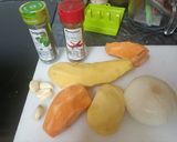 Foto del paso 1 de la receta: Patata y boniato a lo "Manolo"