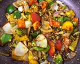 A picture of step 6 of Paneer Babycorn Potato Chilli (Mixed Veg Chilli Starter).