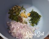 A picture of step 2 of Black Gram and Fenugreek Green Fritters.