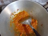 Gulai daun singkong tempe telor