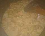 A picture of step 2 of Ojly meat of goat s🐐 stomach.