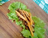 A picture of step 4 of Beef latus wrap.