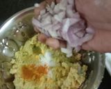 கீரை வடை(keerai vadai recipe in tamil) ரெசிபி ஸ்டேப் 3 புகைப்படம்