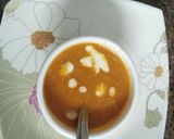 A picture of step 5 of Roasted Carrot soup.