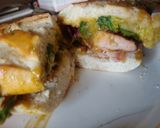 Foto del paso 3 de la receta: Hamburgueses de Pollo amb beicon i formatge gouda semicurad
