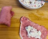 Juhtúrós, sajtkrémes, sonkás karaj 🧀 recept fázis 2 fotója