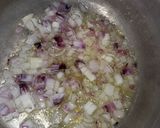 A picture of step 1 of Rice and Beans Jollof.