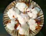 A picture of step 5 of Dahi Puri.