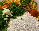 Foto del paso 1 de la receta: Hamburguesas de pollo con verduras