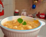 Hình bước làm 2 của món Chè đậu lăng đỏ hạt sen và thạch