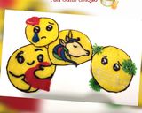 इमोजी पॅन केक (emoji pan cake recipe in marathi) रेसिपी स्टेप 7 फोटो