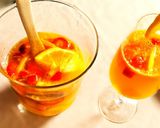 A picture of step 5 of Cava Sangria.