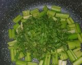 A picture of step 2 of Iranian celery stew 👌.