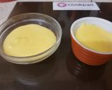 A picture of step 6 of My Banana Custard Cakes and fresh Cream. ❤.