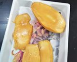 A picture of step 1 of Mango Paneer Roll.
