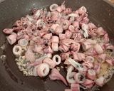 Foto langkah ke 3 dari resep Cumi Asin Terong Tumis Sambal Tomat.