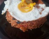 Foto langkah ke 7 dari resep Kimchi Bokkeumbab (김치볶음밥) Nasi Goreng Kimchi Korea.
