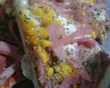 Foto del paso 3 de la receta: Pizza casera con jamón y huevo😍🤗