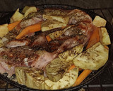 Foto del paso 4 de la receta: Asado de cerdo al horno con puré de batatas