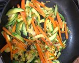 Foto del paso 1 de la receta: Pollo con arroz y verduras