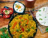 A picture of step 7 of Vegetable Pulao Restaurant Style.