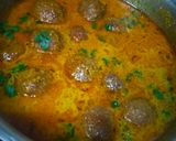 A picture of step 9 of Carrot kofta curry.