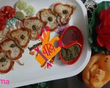 A picture of step 3 of Dosa ❤ HEART Shape.
