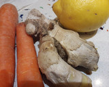 Foto del paso 1 de la receta: Zumo de zanahoria, jengibre y limón