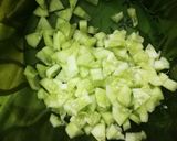A picture of step 1 of Mexican Beans selad.