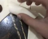 A picture of step 4 of Choco puff treat.