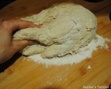 A picture of step 6 of Naan Barbari.
