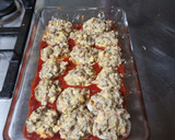 Foto del paso 4 de la receta: Huevos rellenos de jamón gratinados