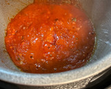 Foto del paso 3 de la receta: Huevos duros con tomate y bacon. Olla GM