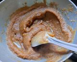 A picture of step 4 of Chikoo kheer.