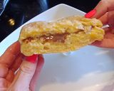 A picture of step 3 of Dulce de Leche Stuffed Torrijas.