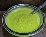 A picture of step 3 of Moong Dal Pudla.
