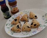 A picture of step 13 of Blueberry and White Chocolate Scones.