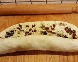 A picture of step 8 of Focaccia with Tumminia Flour, Sun-Dried Tomatoes, Capers, and Olives.