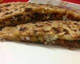 A picture of step 15 of Pizza Paratha.
