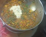 A picture of step 4 of Nashpati Methi Subji.