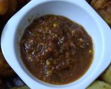 A picture of step 3 of Indian kali chana chaat.