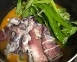 Gambar langkah 2 resipi Sotong Keongsom.