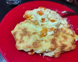 Une image de l'étape 5 de Gratin de patates douces au lait de coco et curry.