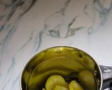 A picture of step 1 of Cucumber mint sip.