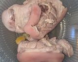 Hình bước làm 2 của món Chân giò Hầm Hàn