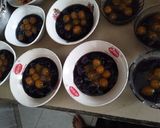 Foto langkah ke 3 dari resep 93. Jenang grendul Taro waluh (bubur ubi ungu dan labu kuning).