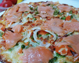 Foto del paso 4 de la receta: Pizza vegetal i salmó fumat